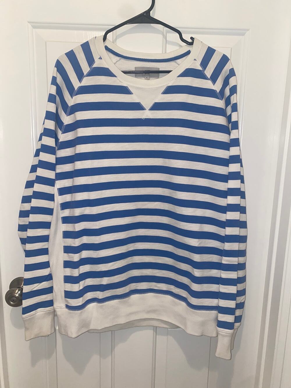Jack Spade Sweatshirt Blue /White Stripe L/S Size men XL